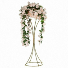 Minghou custom metal wire wedding use free standing flower racks display rack